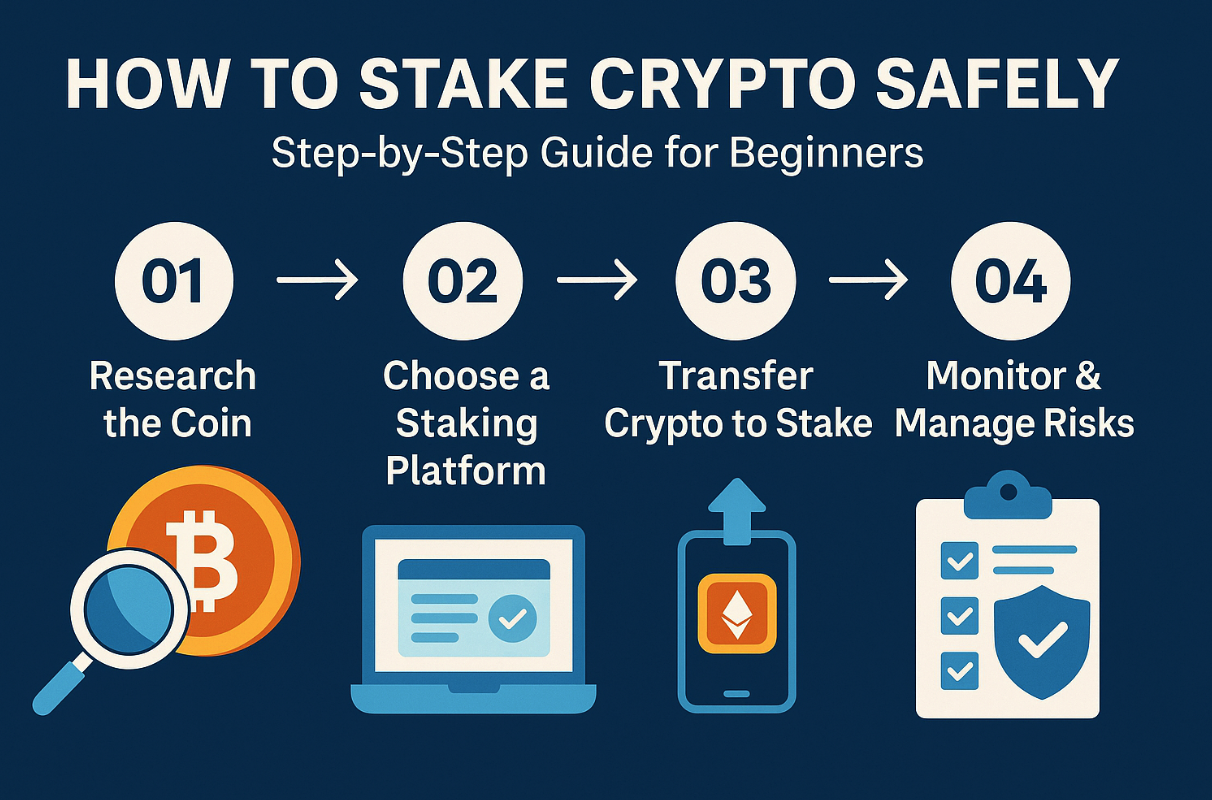 How to stake crypto safely