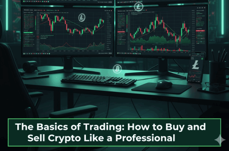 Learn the basics of crypto trading: how to buy and sell crypto using market vs limit order types, calculating fees, and creating a simple starter plan. Practice with tiny amounts!